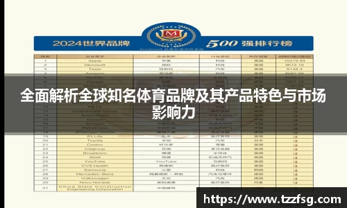 全面解析全球知名体育品牌及其产品特色与市场影响力